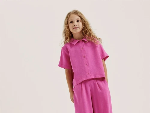 Name It raspberry rose skjorte